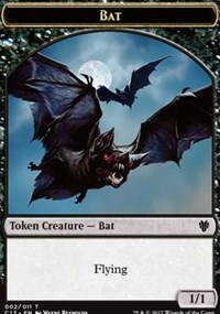 Bat (002) // Vampire (004) Double-sided Token